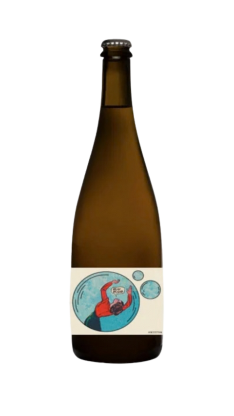Flaske BlubBlub 2024, pét-nat på Xarel·lo fra La Natural og Clos Costela, Penedès, Spanien