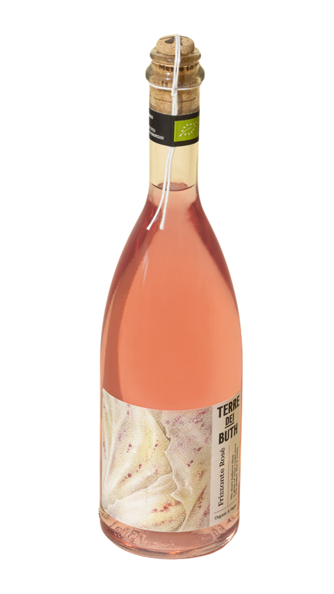 Flaske Frizzante Rose fra Terre dei Buth, okologisk og vegansk, Glera og Raboso, Treviso, Veneto